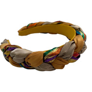 Metallic Satin Braided Headband - SOLOLI 