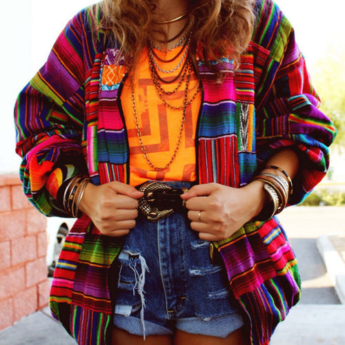 Rainbow Bomber Jacket - SOLOLI 
