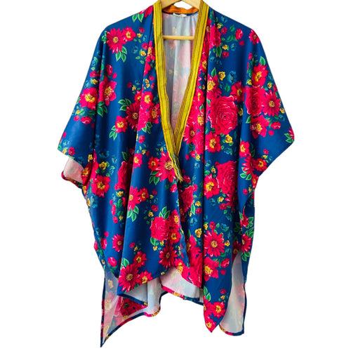 La Nativa Silk Kimono Jorongo - SOLOLI 