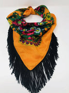 Quilana with Fringe Scarf - SOLOLI 
