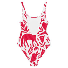 Load image into Gallery viewer, Red  One-Piece Swimsuit - SOLOLI 
