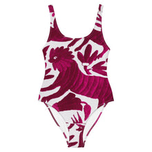 Load image into Gallery viewer, Wine  One-Piece Swimsuit - SOLOLI 
